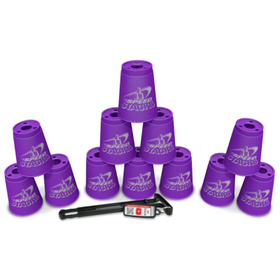 12 gobelets Speed Stacks, mauves 12 gobelets Speed Stacks, mauves