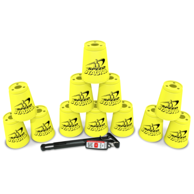 12 gobelets Speed Stacks, jaunes