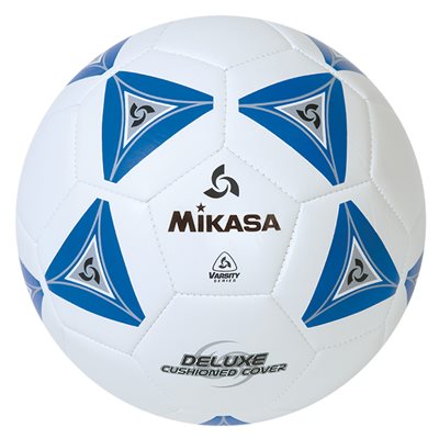 Ballon de soccer matelassé Mikasa Varsity Series, bleu Ballon de soccer matelassé Mikasa Varsity Series, bleu