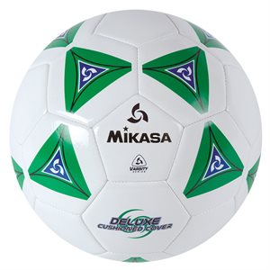 Ballon de soccer matelassé Mikasa Varsity Series, vert