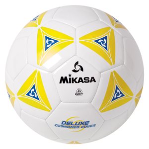Ballon de soccer matelassé Mikasa Varsity Series #4, jaune