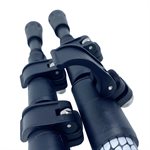 Paire de bâtons SNOWTREK télescopiques en aluminium