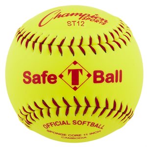 Balle de balle-molle sécuritaire Safe-T-Ball en cuir synthétique