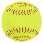 12 balles de balle-molle Safe-T-Ball en cuir synthétique