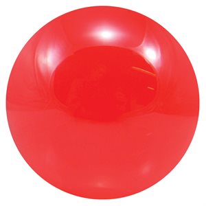 Balle de jonglerie de contact en acrylique rouge, 850g