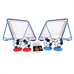 Ens. de tchoukball, 2 buts, 4 ballons