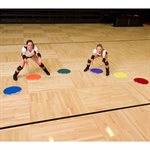 6 marqueurs colorés adhérents, 17"