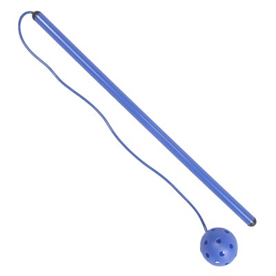 Corde de saut avec manche rigide et balle Corde de saut avec manche rigide et balle