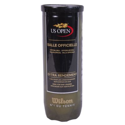 3 balles de tennis Wilson US Open, extra résistantes