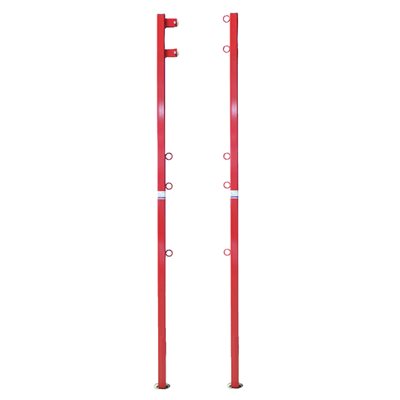 Paire de poteaux de volleyball en acier de 4,8 cm (1-7 / 8") Paire de poteaux de volleyball en acier de 4,8 cm (1-7 / 8")