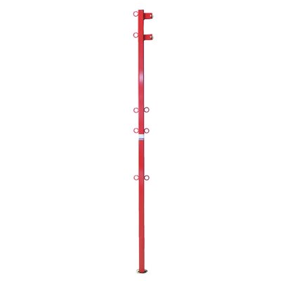 Poteau de volleyball central double de 4,8 cm (1-7 / 8") Poteau de volleyball central double de 4,8 cm (1-7 / 8")