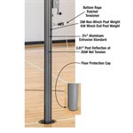 Système complet de volleyball Bison Match Point, 8,9 cm (3-½")