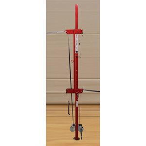 Poteau de volleyball central en acier, 4,8 cm (1-7 / 8")