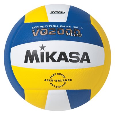 Ballon volleyball en composite Mikasa VQ2000 Series bleu royal / jaune / blanc Ballon volleyball en composite Mikasa VQ2000 Series bleu royal / jaune / blanc
