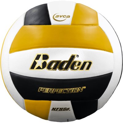 Ballon de volleyball Baden Perfection, noir / jaune / blanc Ballon de volleyball Baden Perfection, noir / jaune / blanc