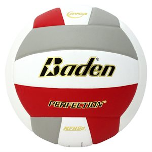 Ballon de volleyball Baden Perfection, rouge / blanc / gris