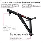 Support mural rabattable RDX X3 pour sac de frappe