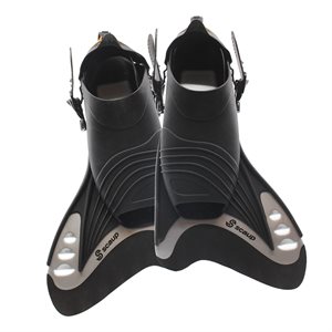 Paire de palmes de natation courtes Scaup Carribean